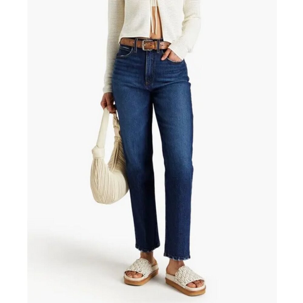 FRAME High 'N' Tight high-rise straight-leg jeans Size 32